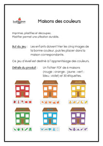 Fichier téléchargeable : Maisons des couleurs