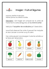 Charger l&#39;image dans la galerie, Fichier téléchargeable : Imagier ; Les fruits et les légumes
