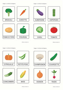 Fichier téléchargeable : Imagier ; Les fruits et les légumes
