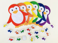 Charger l&#39;image dans la galerie, Cartes de tri des couleurs Pingouins - New look