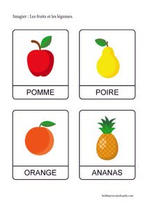 Fichier téléchargeable : Imagier ; Les fruits et les légumes