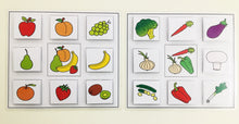 Charger l&#39;image dans la galerie, Cartes de tri fruits et légumes