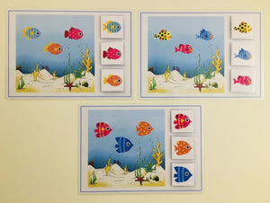 Cartes de tri Les poissons