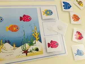 Cartes de tri Les poissons