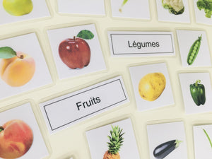 Etiquettes de tri Fruits et Légumes
